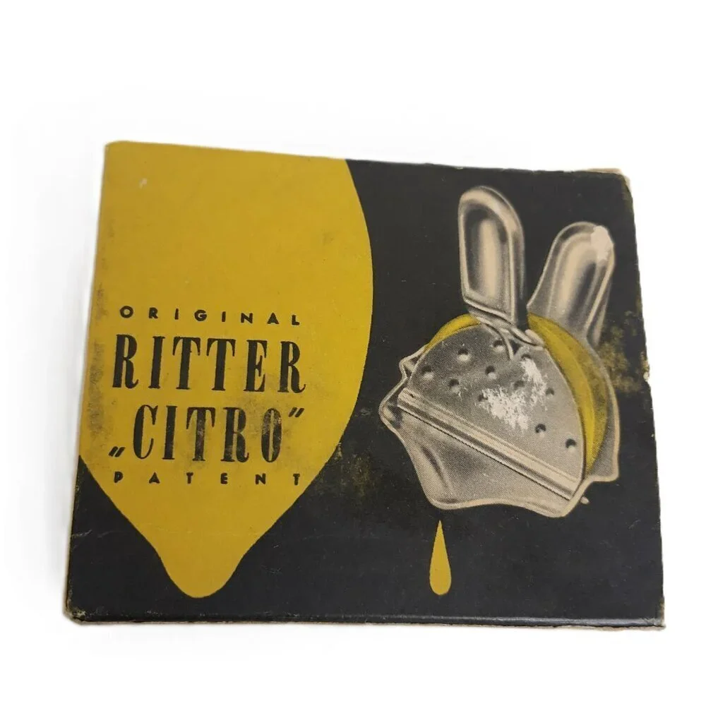 Ritter Citro Citrus Juicer Stainless Steel Cocktails Barware (2) German